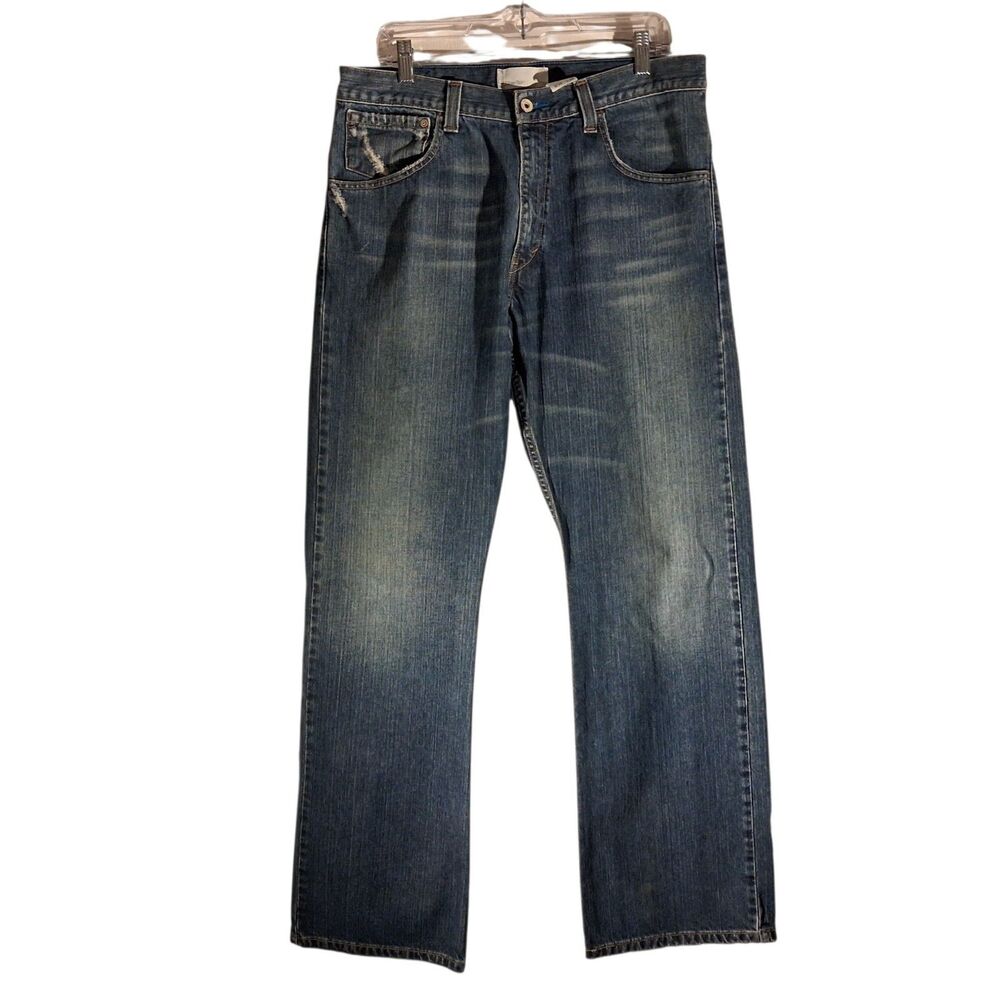 Levi's SilverTab vintage jeans mens 34x34 true boot cut distressed denim Y2K